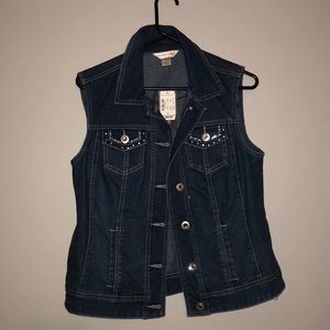 SALE π Christopher and Banks Jean Vest